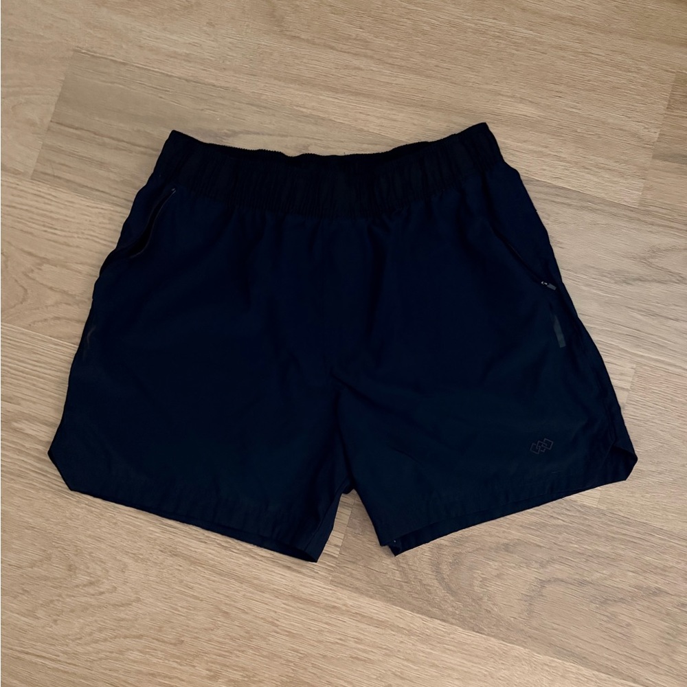 Men's Dark Blue Athletic Shorts